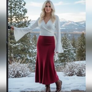 Dolls Kill Sugar Thrillz Eternal Wrap Nylon Fuzzy Bell Sleeve Wrap Tie Cardigan